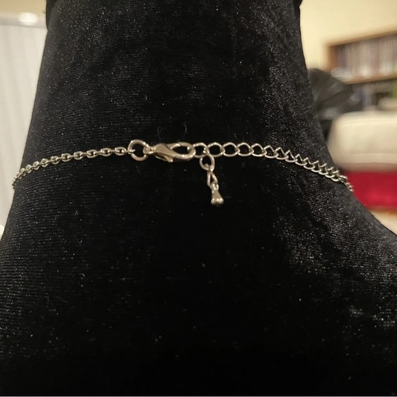 Maple Leaf Chandelier Crystal Glass Prism Necklace Multi Faceted 26 Inch - Picture 4 of 6